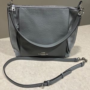 Coach Marlon Grey Convertible Hobo Bag  *NEW*